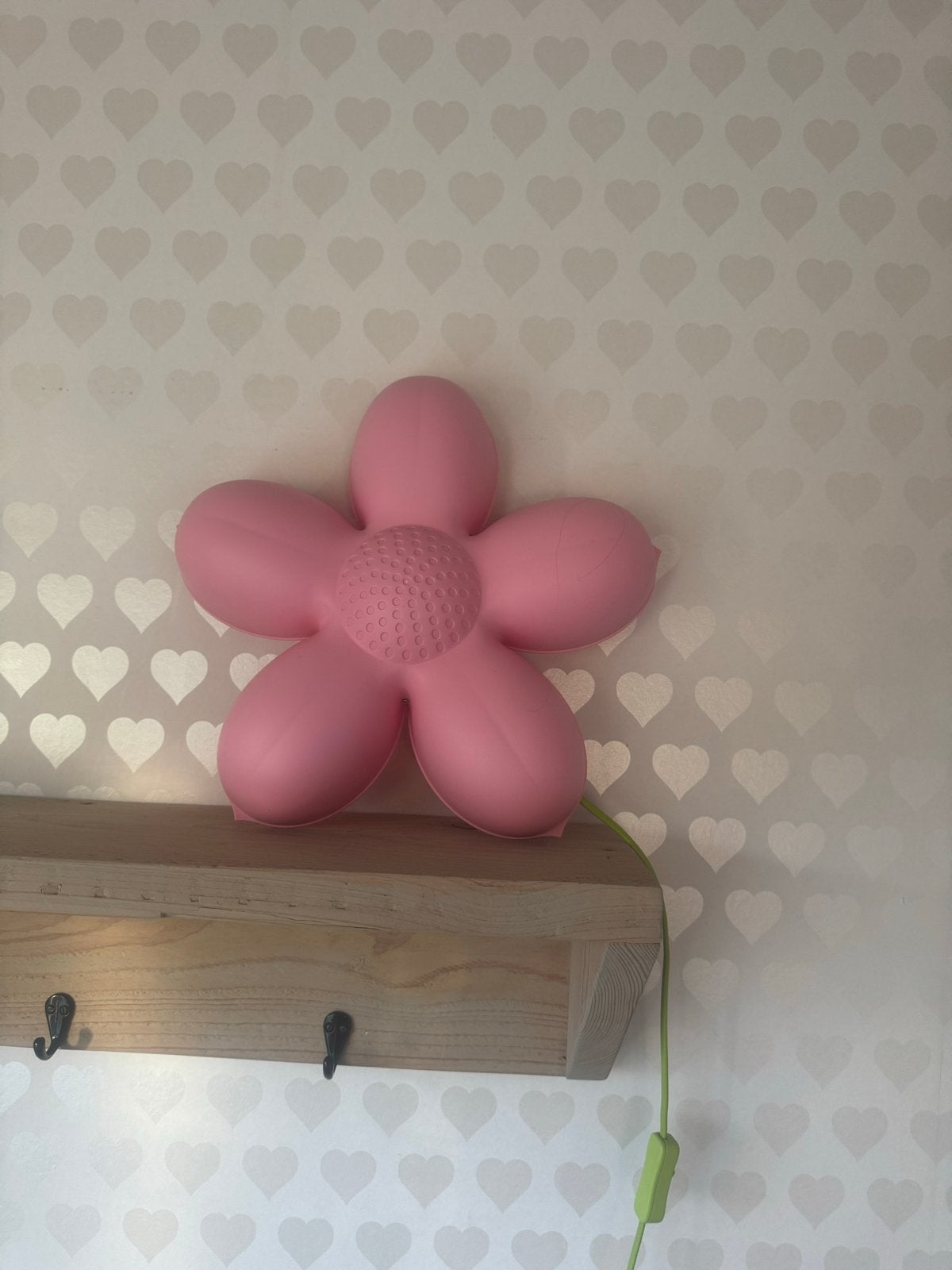 IKEA Bloem Lamp Roze - Decoratieve Wandlamp, Ophalen, Gebruikt, Kunststof, Roze