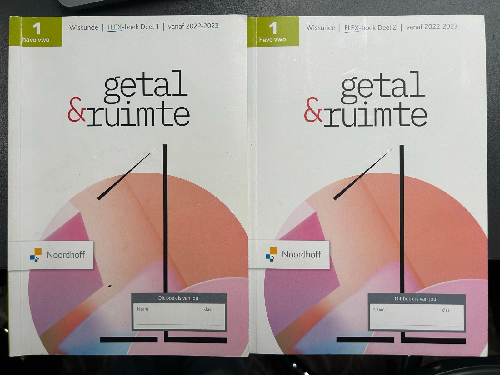 Wiskunde FLEX-boek Deel 1 & 2 havo/vwo Getal & Ruimte, Ophalen of Verzenden, Zo goed als nieuw, HAVO, Wiskunde A
