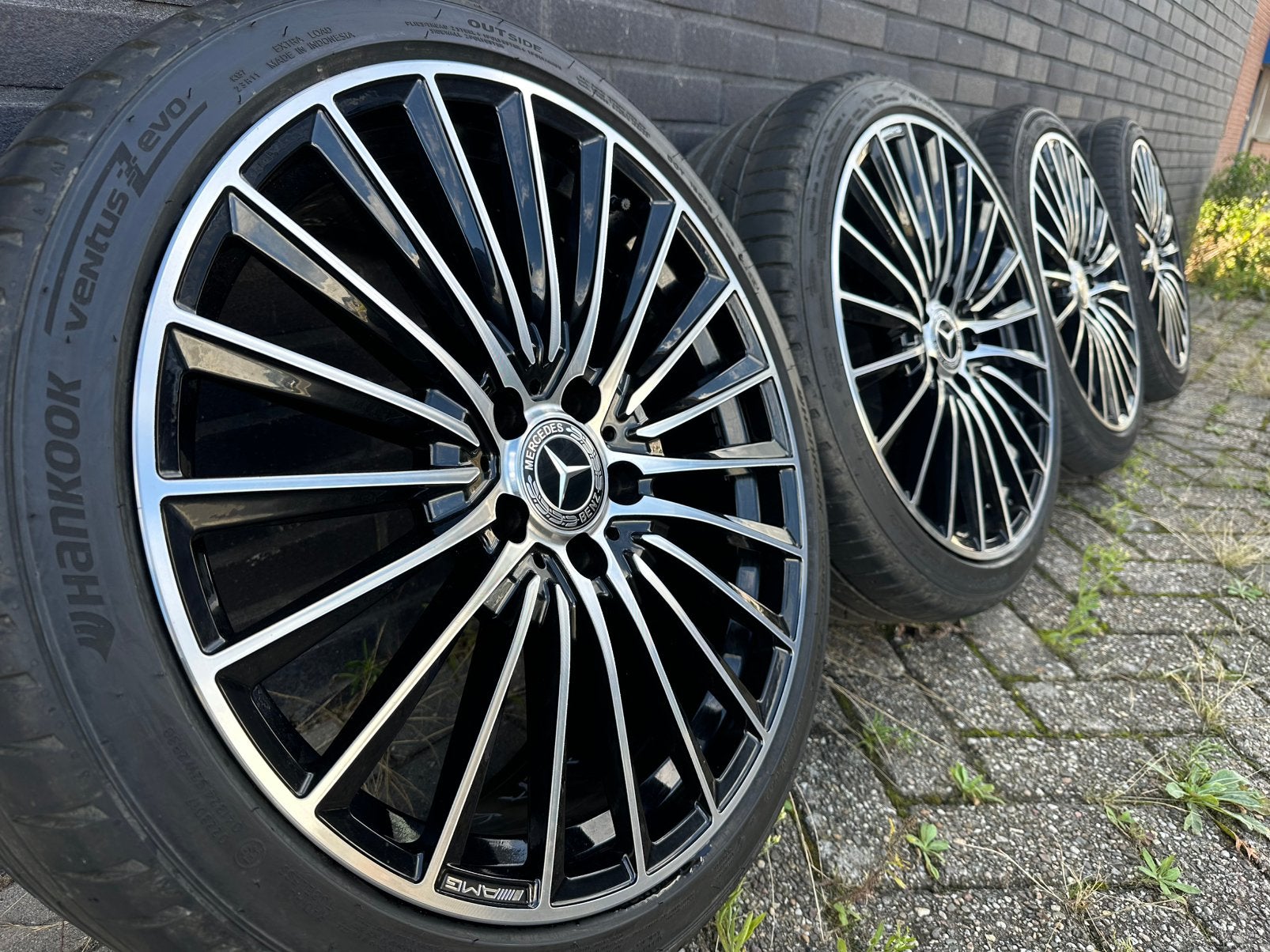 19 inch DEMO SET Mercedes C-Klasse velgen met nieuwe banden, Banden en Velgen, Nieuw, Ophalen, 19 inch