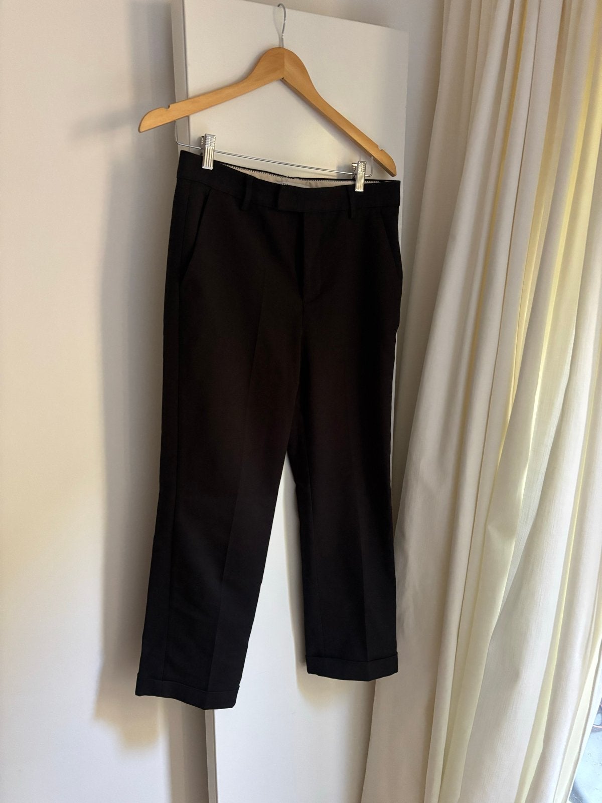 Zara zwarte pantalon, zwarte chino broek, maat 38/M, Kleding | Dames, Maat 38/40 (M), Zwart, Ophalen of Verzenden, Zo goed als nieuw