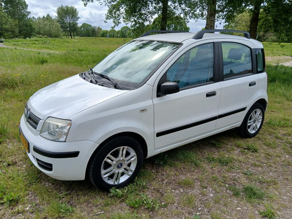 Fiat Panda 1.2 44KW 60PK 2006 Wit, Voorwielaandrijving, Stof, Wit, Origineel Nederlands