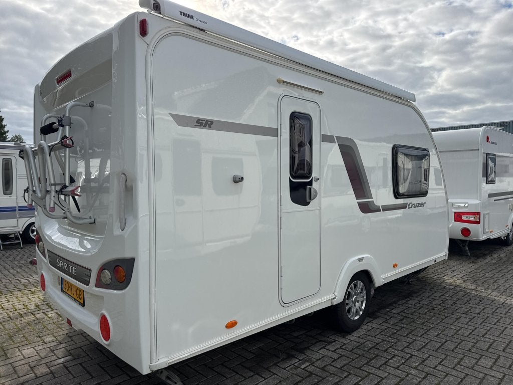 Sprite Cruzer 460 SR Luifel/Mover/Fietsdrager, Tot en met 2, Bedrijf, Sprite, 2 aparte bedden