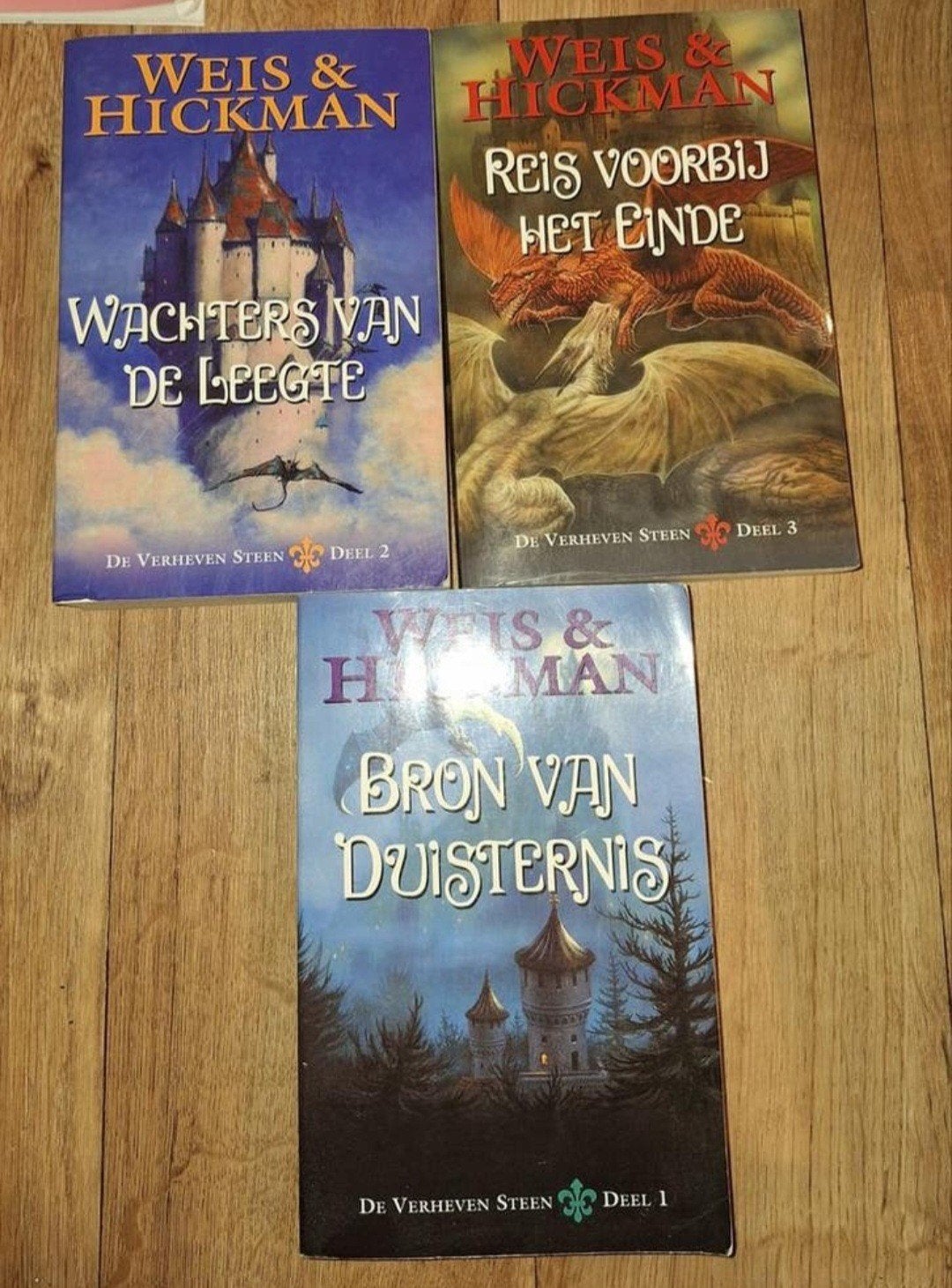 De Verheven Steen Trilogie - Weis & Hickman (3 boeken), Boeken, Fantasy, Ophalen of Verzenden