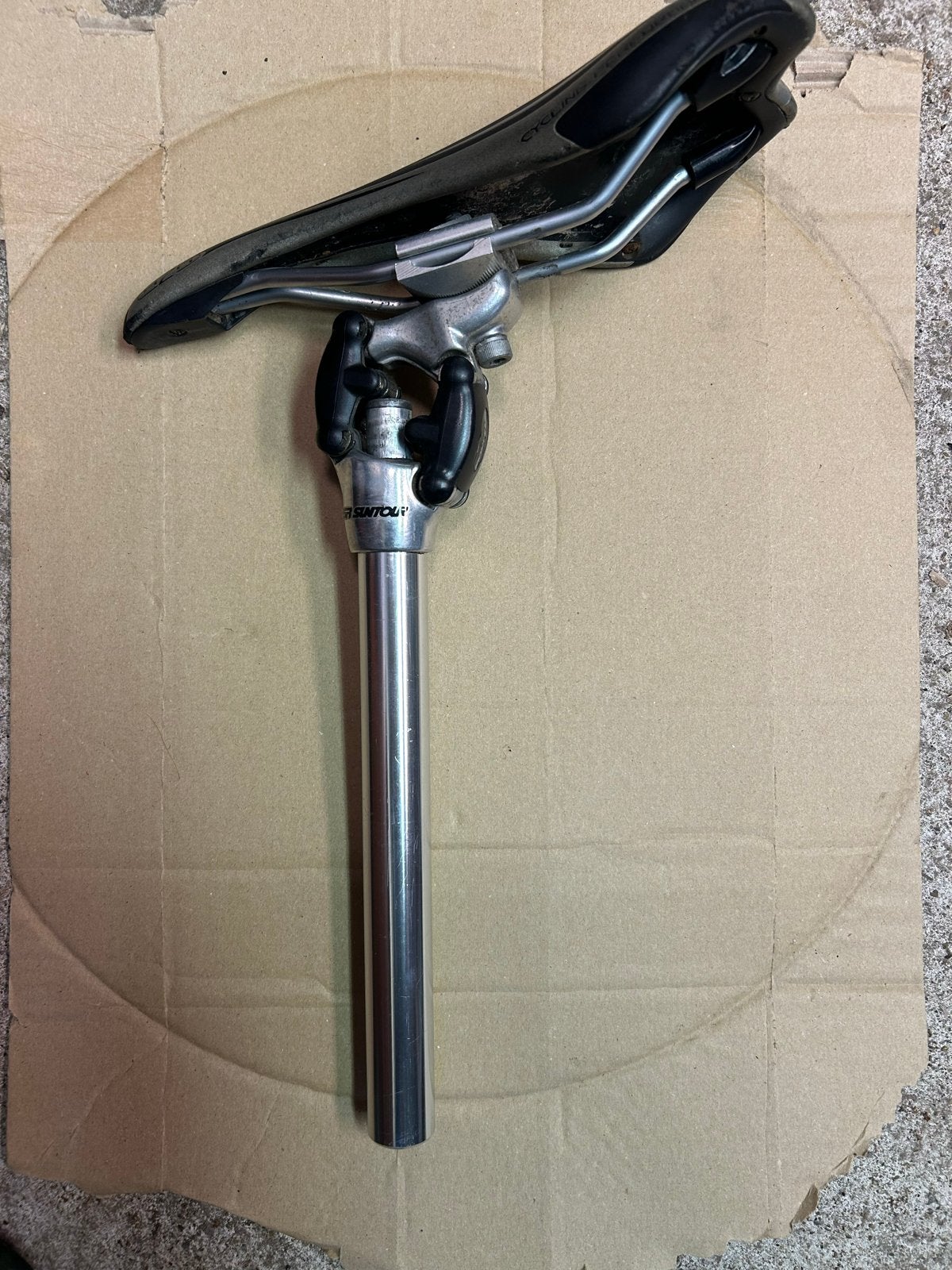 Suntour NCX verende zadelpen voor <90 kg, Ophalen of Verzenden, Gebruikt, Zadel