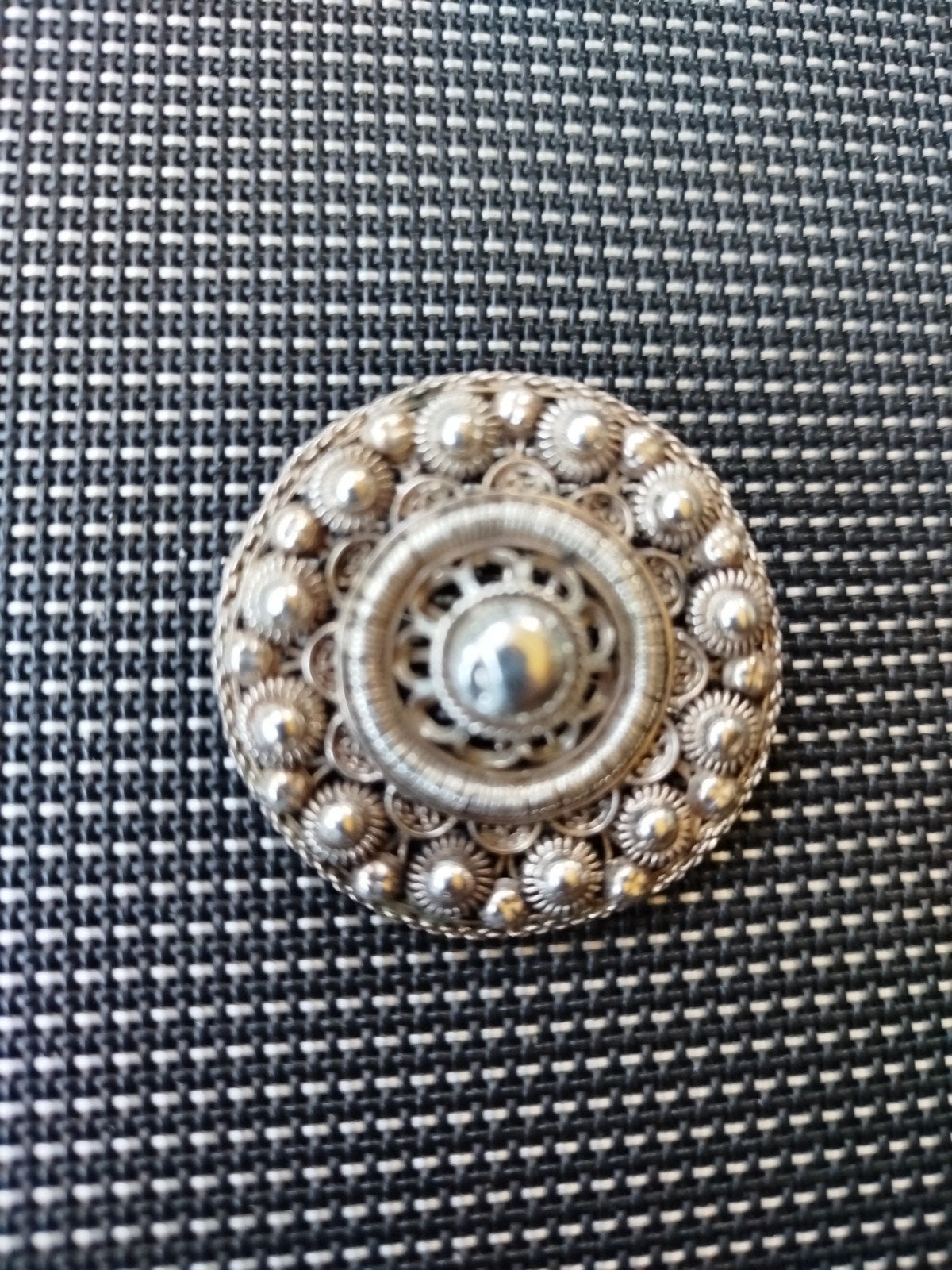 Zeeuwse knoop broche, Minder dan 4 cm, Ophalen of Verzenden, Zo goed als nieuw, Zilver