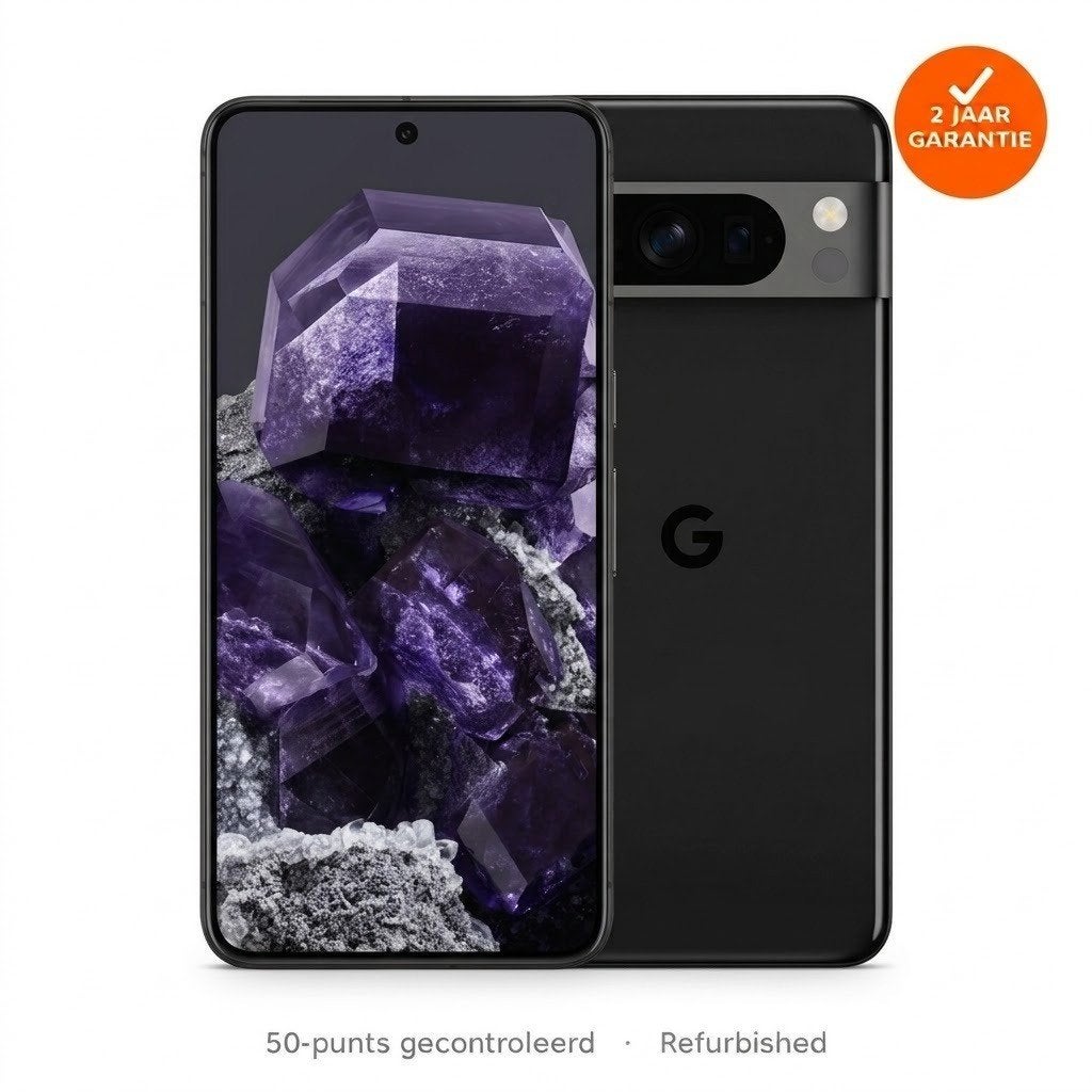 Google Pixel 8 128GB Obsidian Refurbished | 2 jaar garantie, Overige modellen, Refurbished, Ophalen of Verzenden, Zonder simlock