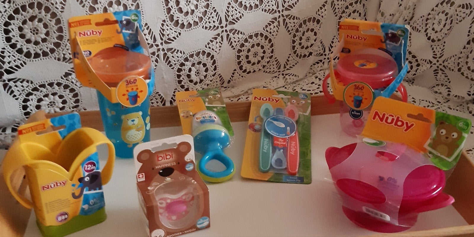 baby eet drink sabbel set, Ophalen of Verzenden