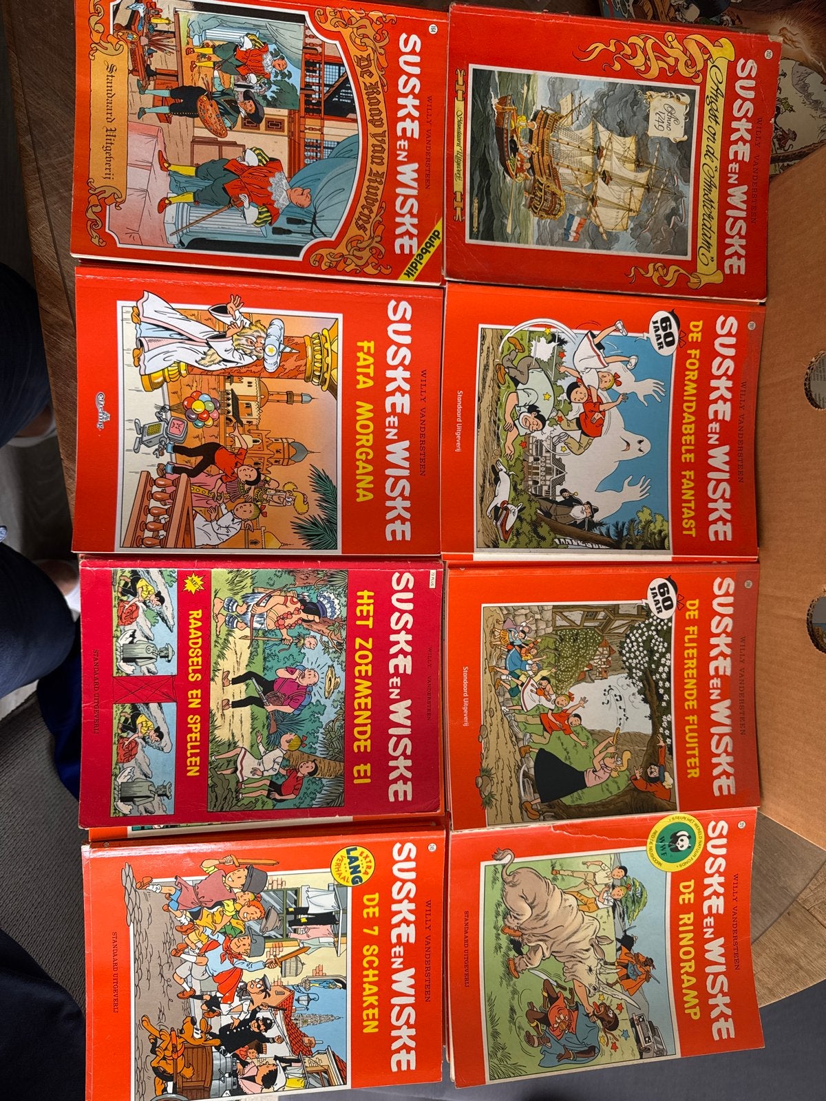 Suske en Wiske stripboeken collectie - 9 delen, Meerdere stripboeken, Ophalen of Verzenden, Gelezen
