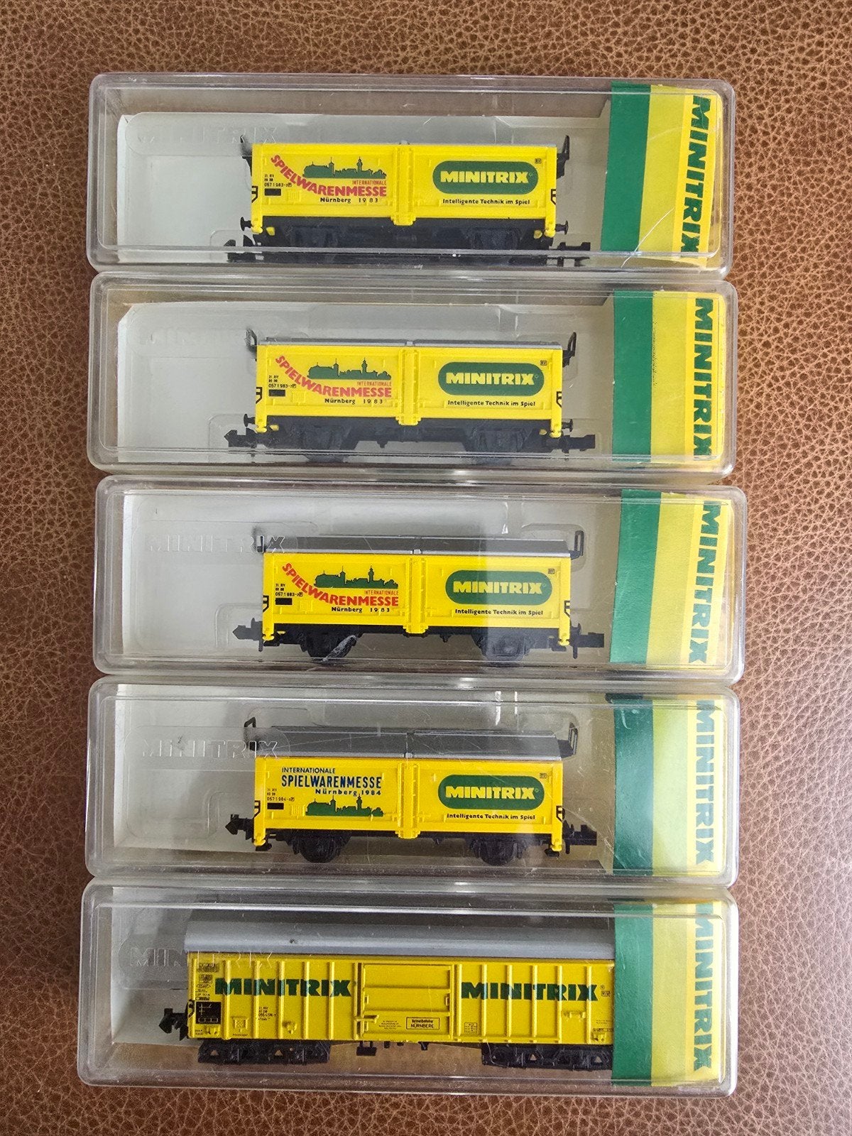 Minitrix Wagons 3230, 3280, 3267 Spoor N, Gebruikt, Gelijkstroom, Trix, Wagon