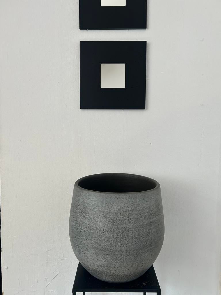 Bloempot grijs (intratuin), Ophalen, Steen, Gebruikt, Minder dan 30 cm