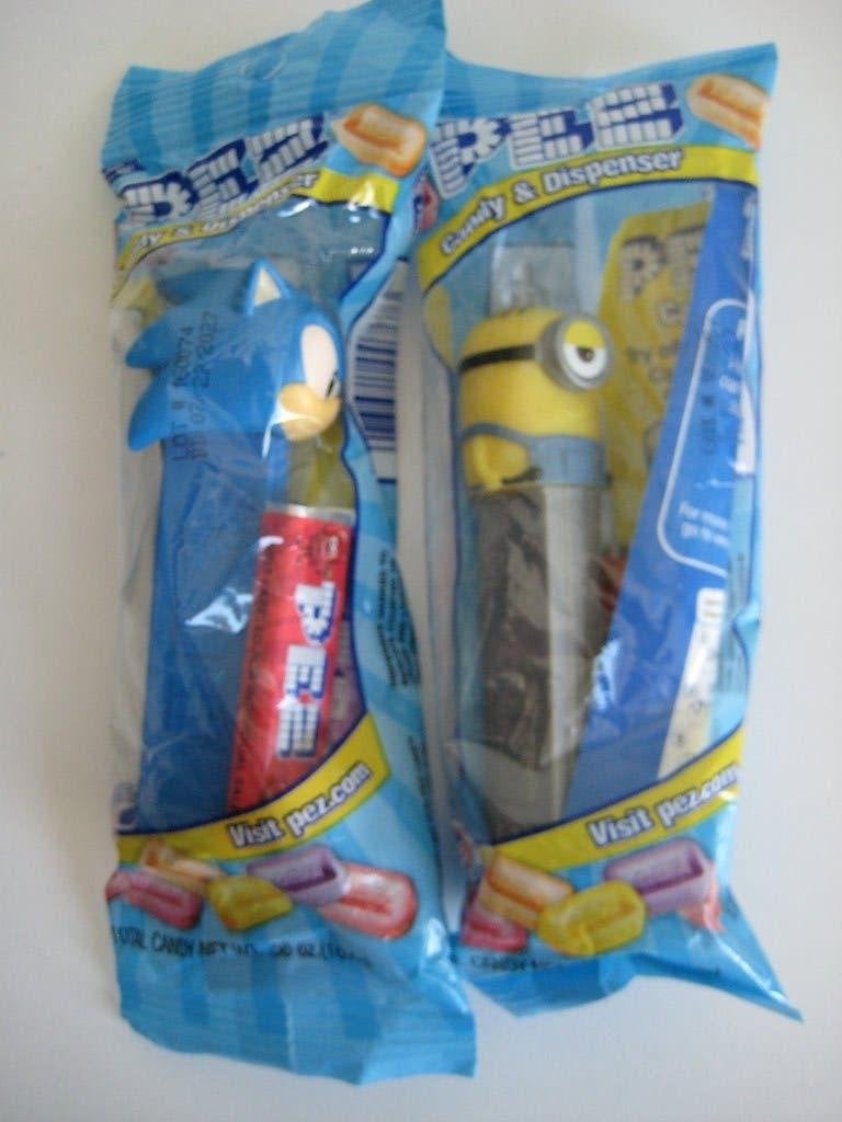 PEZ Sonic the Hedgehog + Minion NIEUW from the USA, Verzamelen, Poppetjes en Figuurtjes, Ophalen of Verzenden, Nieuw