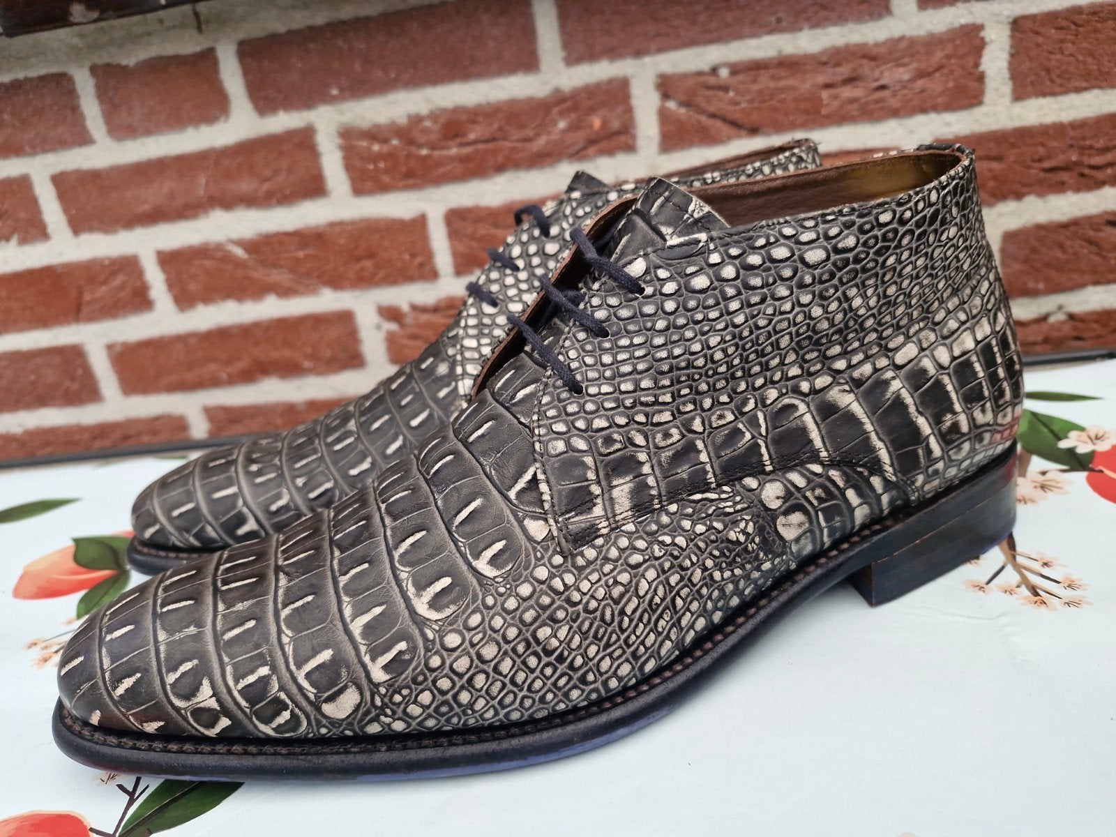 Floris van Bommel Herenschoenen maat 42 / Uk 8, Kleding | Heren, Ophalen of Verzenden, Zo goed als nieuw, Overige kleuren
