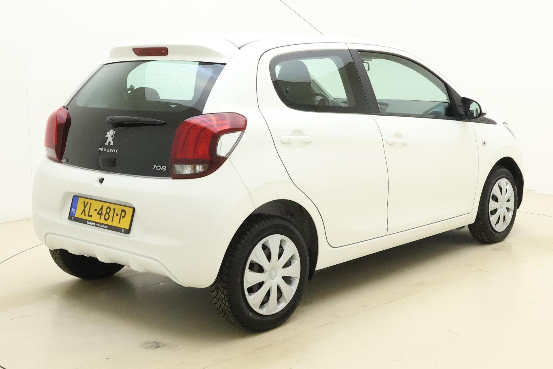 Peugeot 108 1.0 e-VTi Active 68 pk | 5drs| Airco | Radio/blu, Auto's, Peugeot, Voorwielaandrijving, Stof, Gebruikt, 4 stoelen