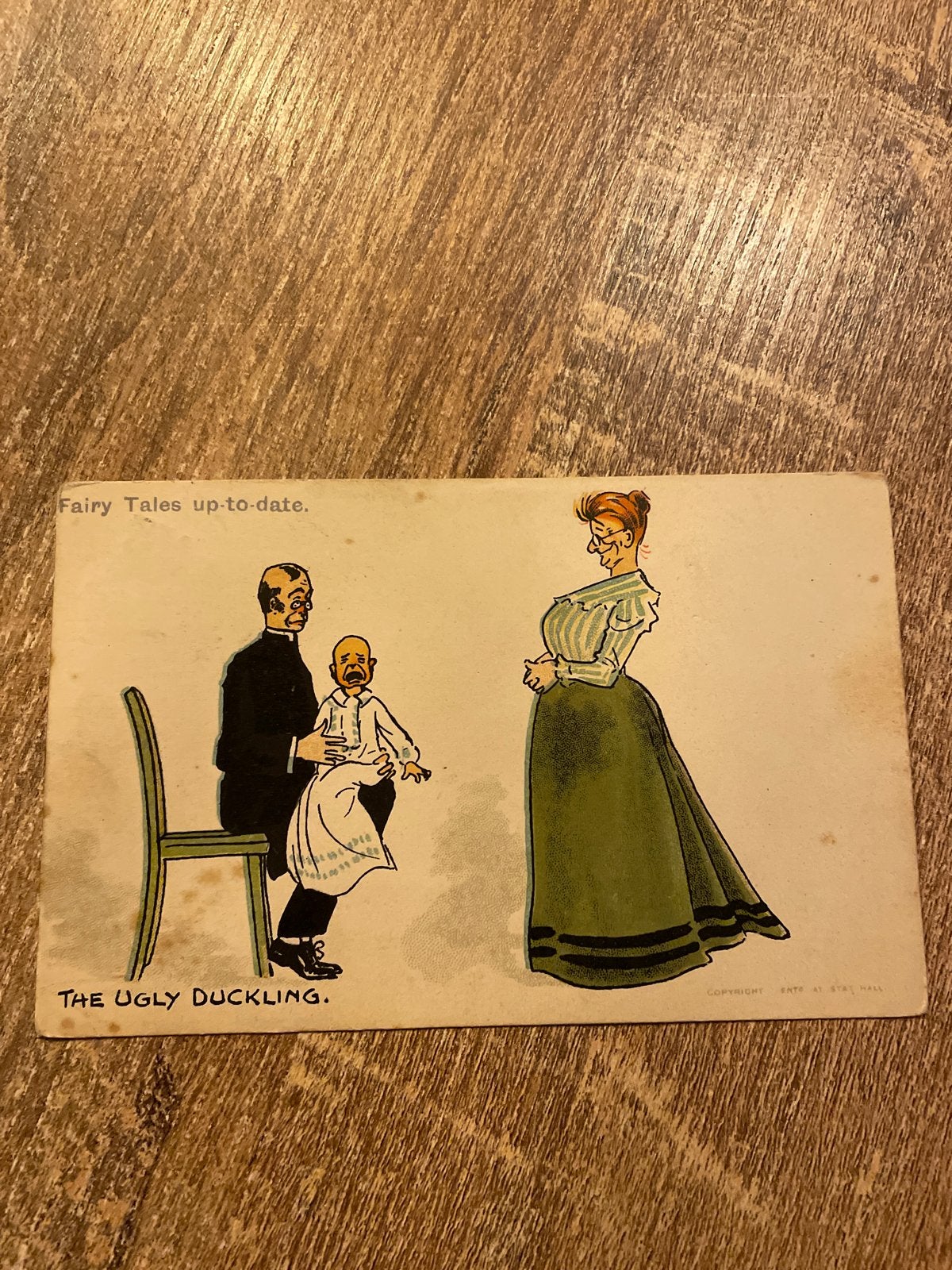 Antieke Ansichtkaart: The Ugly Duckling - Fairy Tales up-to-, Ophalen of Verzenden, Voor 1920, Gelopen, Overige thema's