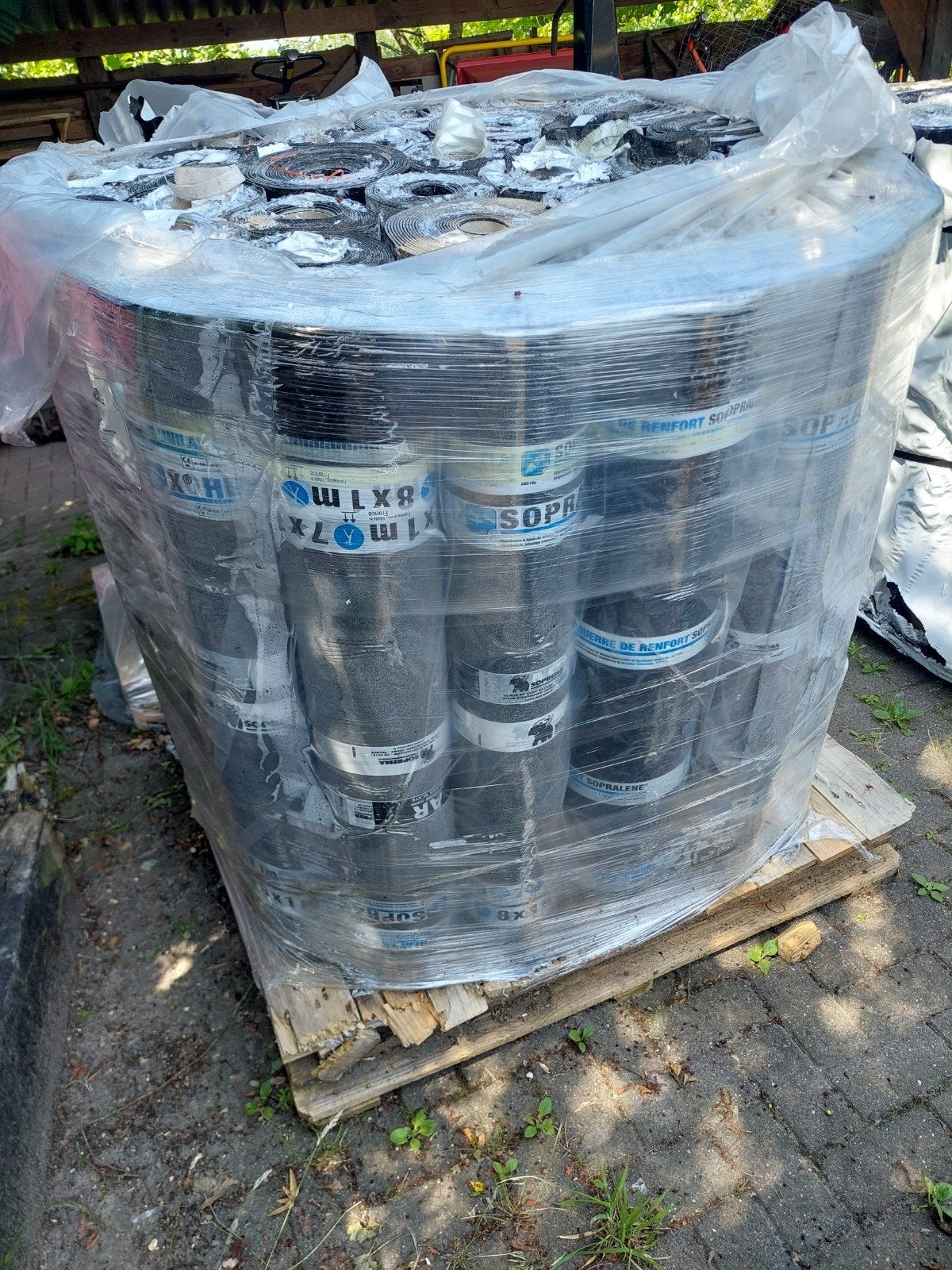 Dakleer rollen - Nieuw en ongebruikt, Doe-het-zelf en Verbouw, Dakpannen en Dakbedekking, Ophalen, Overige materialen, Zwart, Nieuw