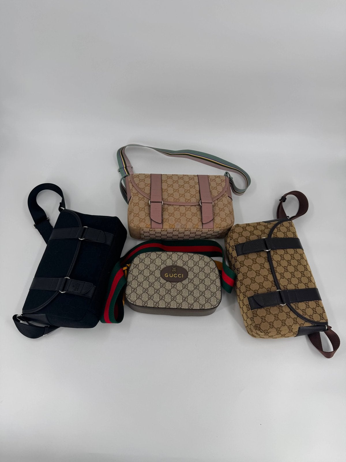 Gucci tassen verschillende modelen, Ophalen of Verzenden, Gebruikt, Bruin, Schoudertasje