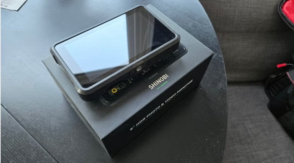 Atomos Shinobi 5.2 inch Field Monitor, Overige merken, Full HD, Zo goed als nieuw, Geheugenkaart