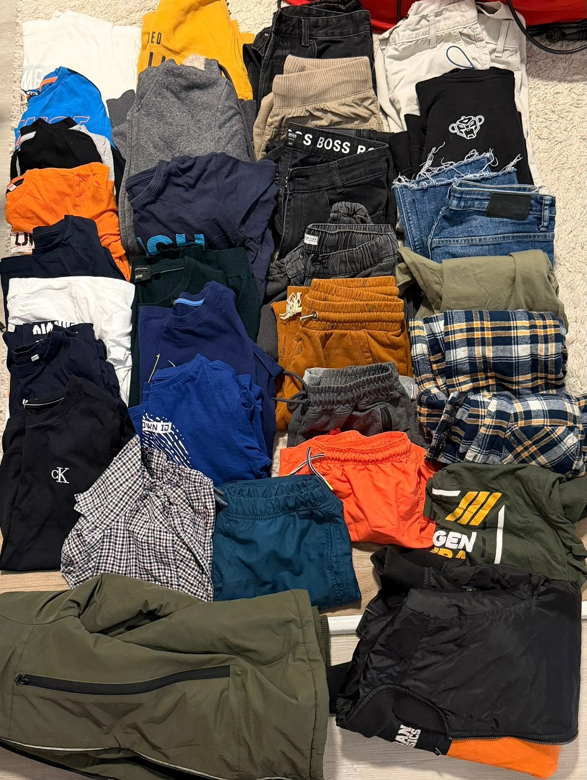 Jongens kledingpakket 32 stuk 156-164, Ophalen, Zo goed als nieuw
