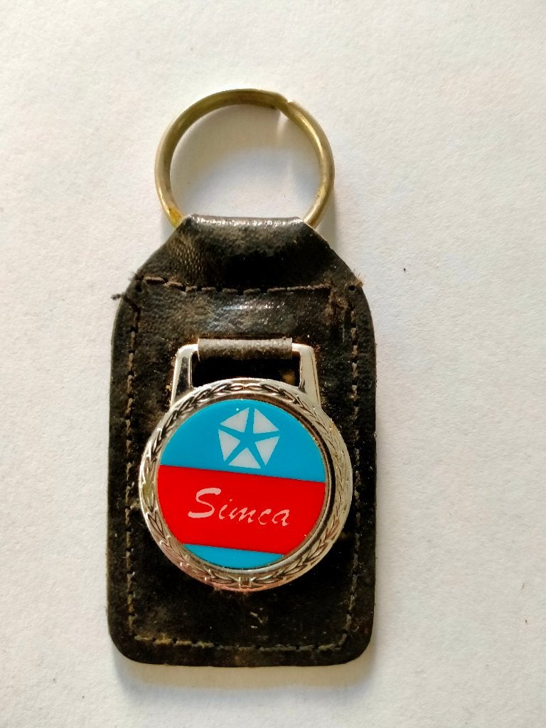Simca auto sleutelhanger logo auto's vintage automerk, Verzenden, Gebruikt, Auto's
