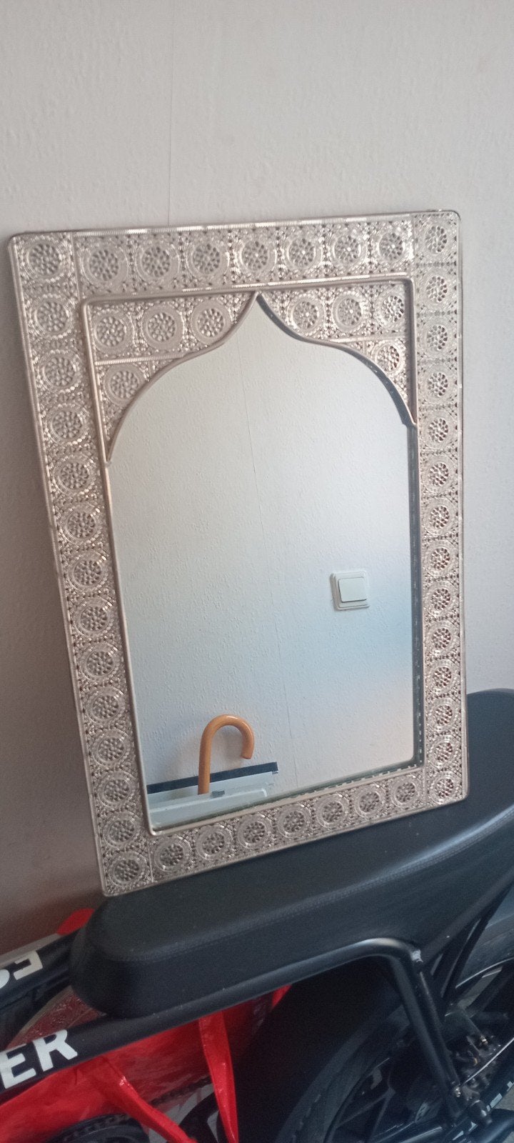 Markaanse spiegel   3 stuks, Huis en Inrichting, Woonaccessoires | Spiegels, Minder dan 50 cm, Ophalen of Verzenden, Zo goed als nieuw