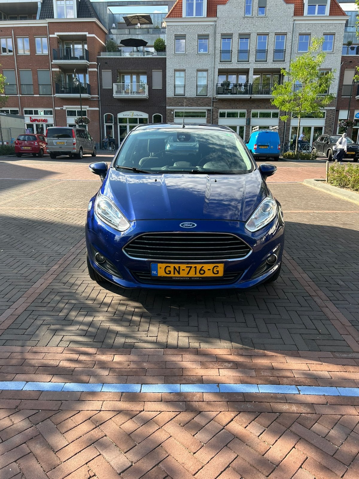 Ford Fiësta 1.0 74KW/100PK 5D 2015 Blauw, Voorwielaandrijving, Blauw, 23 km/l, Origineel Nederlands