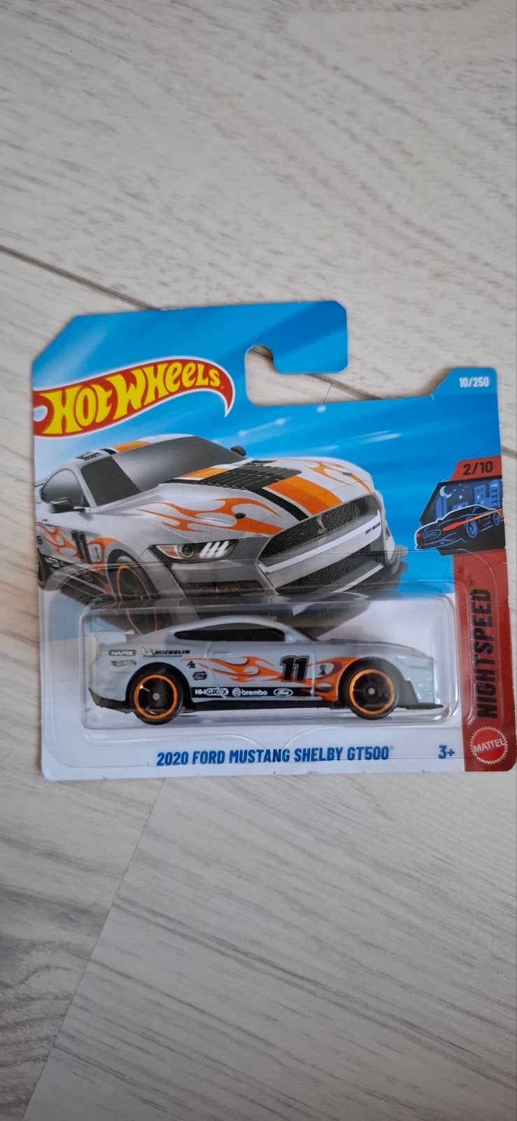 Hot Wheels 2020 Ford Mustang Shelby GT500 Night Speed, Ophalen of Verzenden, Nieuw