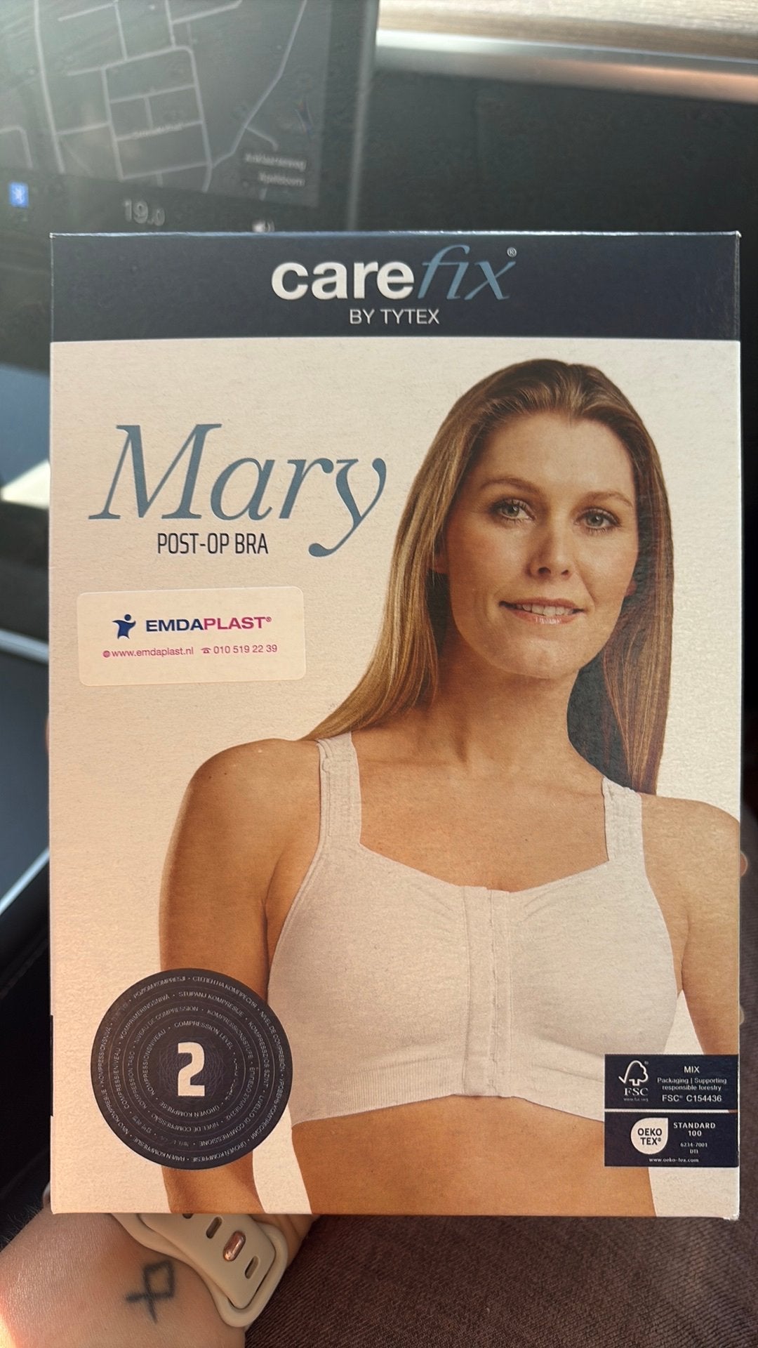 Nieuwe Carefix Mary Post-Op BH - Maat M Zwart, Ophalen of Verzenden, Zwart, BH