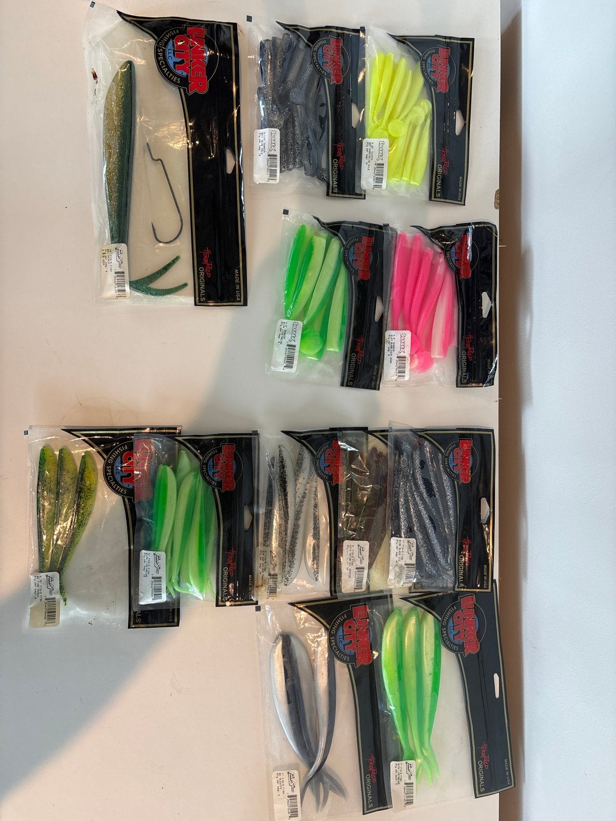 Diverse Lunkercity Shads - Verschillende Maten en Kleuren, Ophalen of Verzenden, Nieuw, Kunstaas