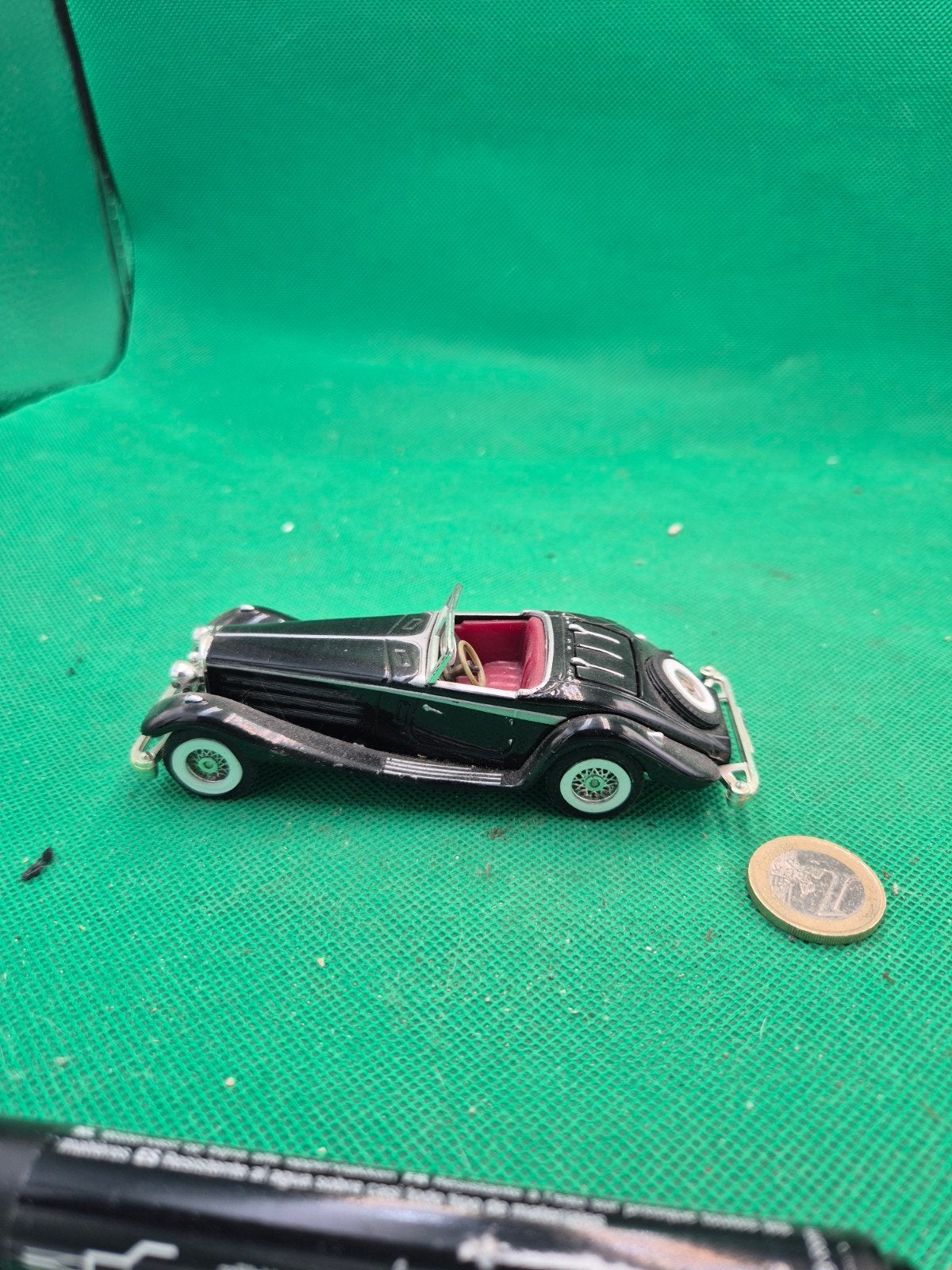 619 Mercedes benz 500k 1/43 Matchbox, Ophalen of Verzenden, Zo goed als nieuw, Auto