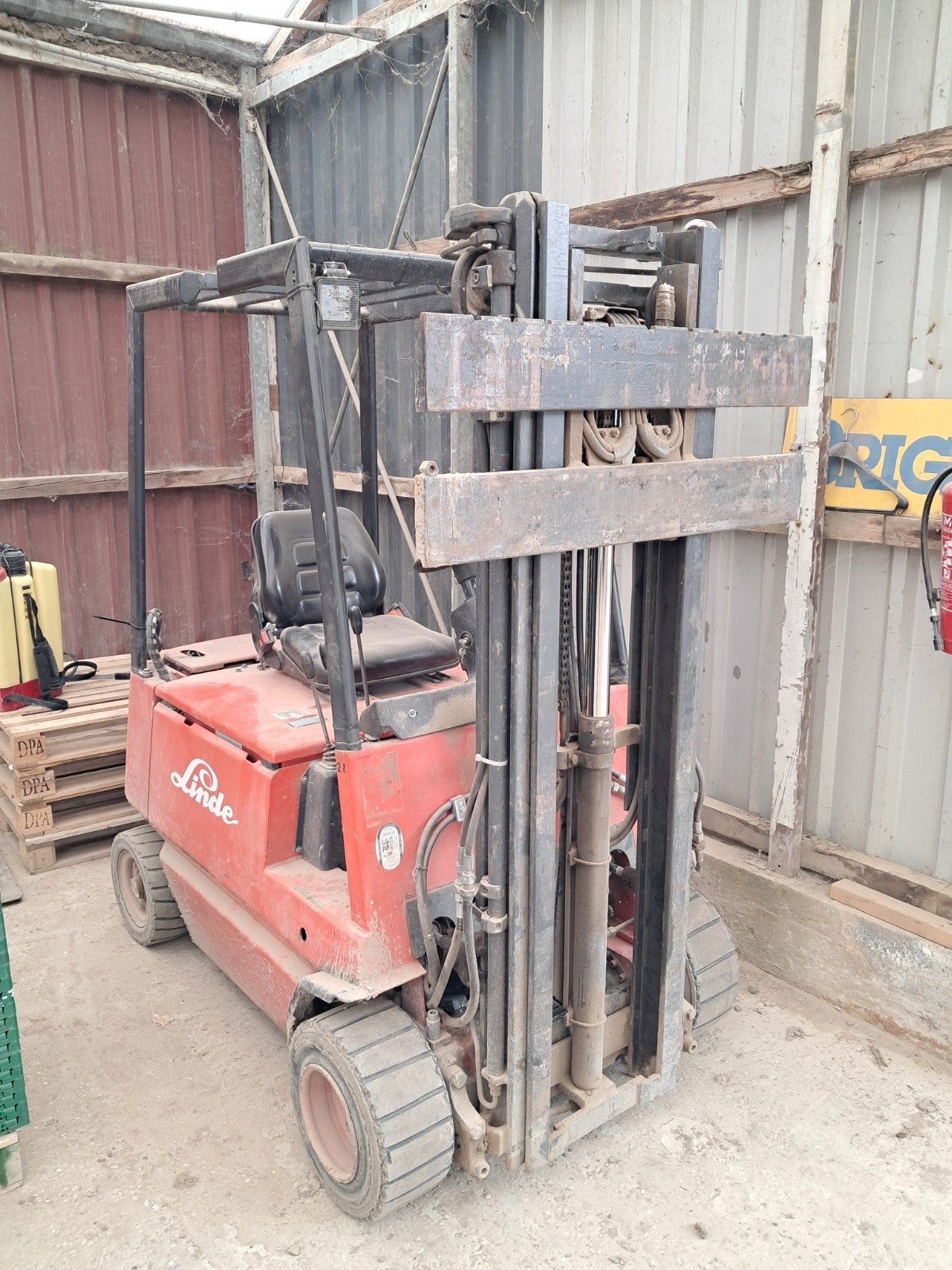 Linde E18-C02 Heftruck - Elektrisch, 1995, Ophalen, Linde, Heftruck, 1000 tot 2000 kg