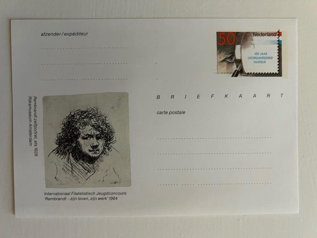 Briefkaart 50 c, Ophalen of Verzenden, Voor 1920, Zuid-Holland