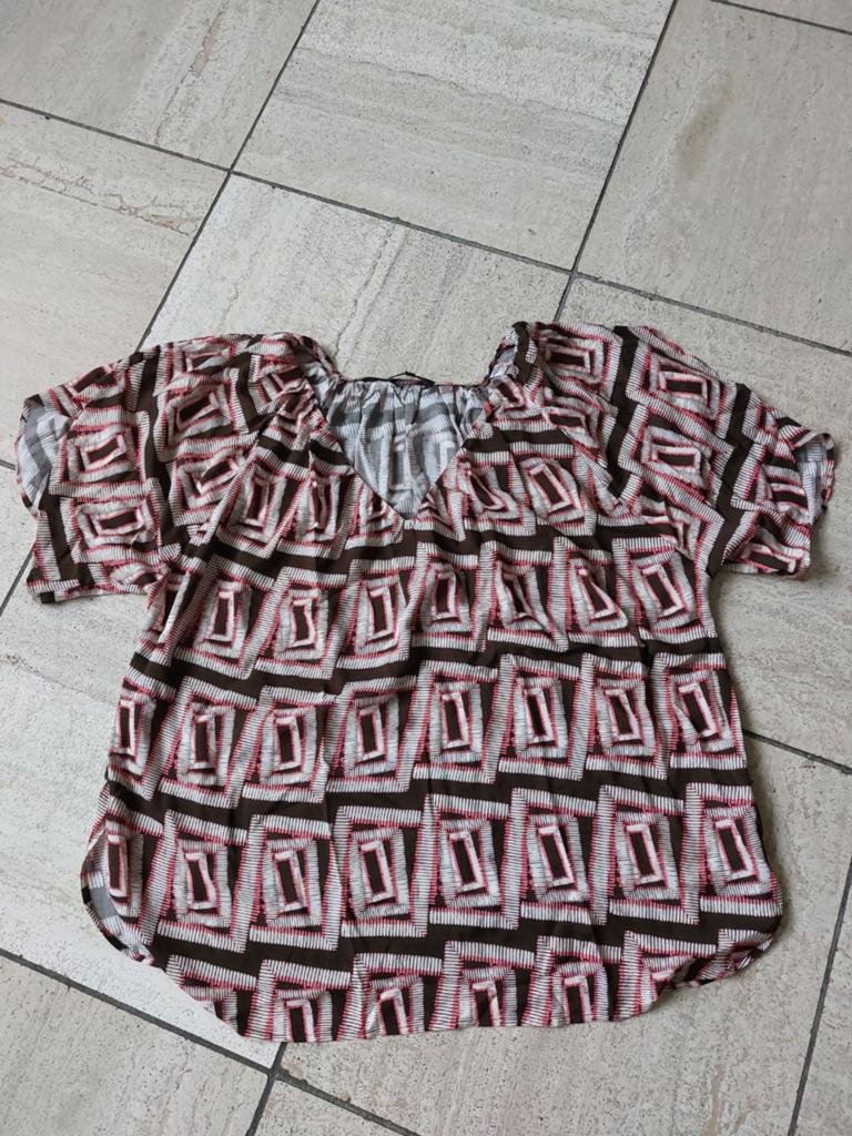 Claudia Strater blouse 44, Kleding | Dames, Ophalen, Bruin, Maat 42/44 (L), Zo goed als nieuw