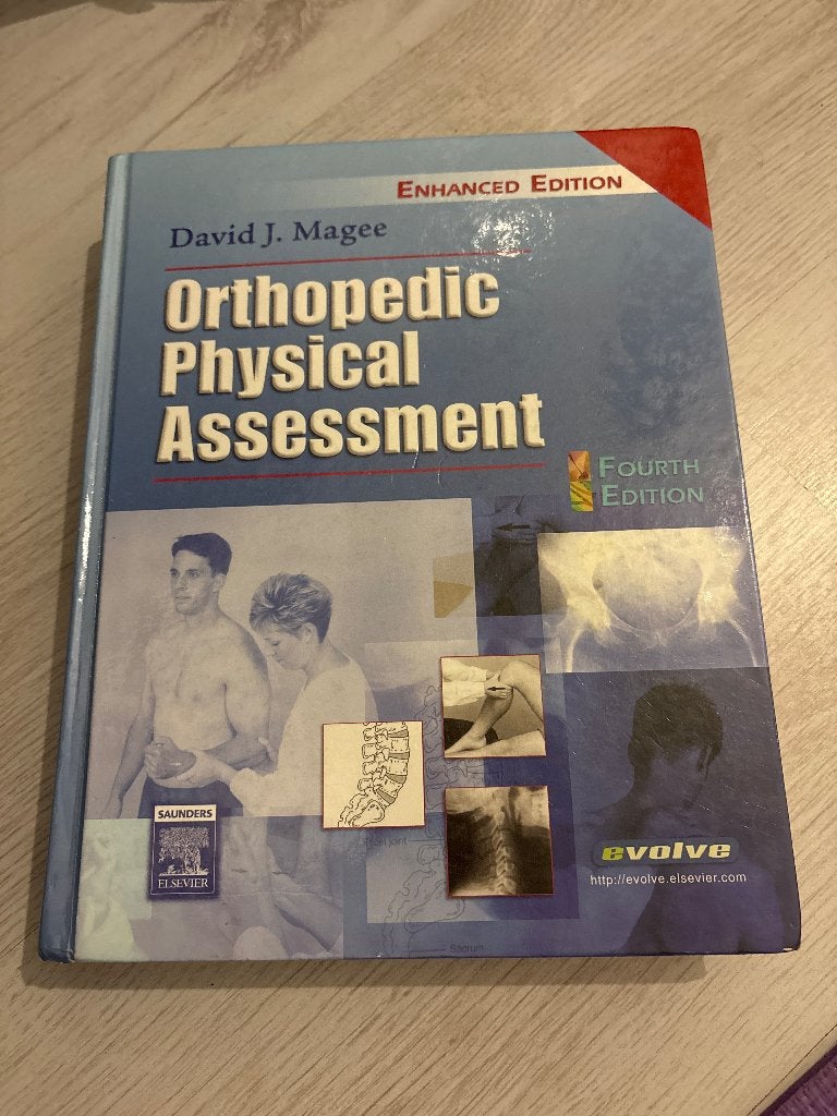 Orthopedic physical assesment, Gelezen, David J. Magee, Beta, HBO