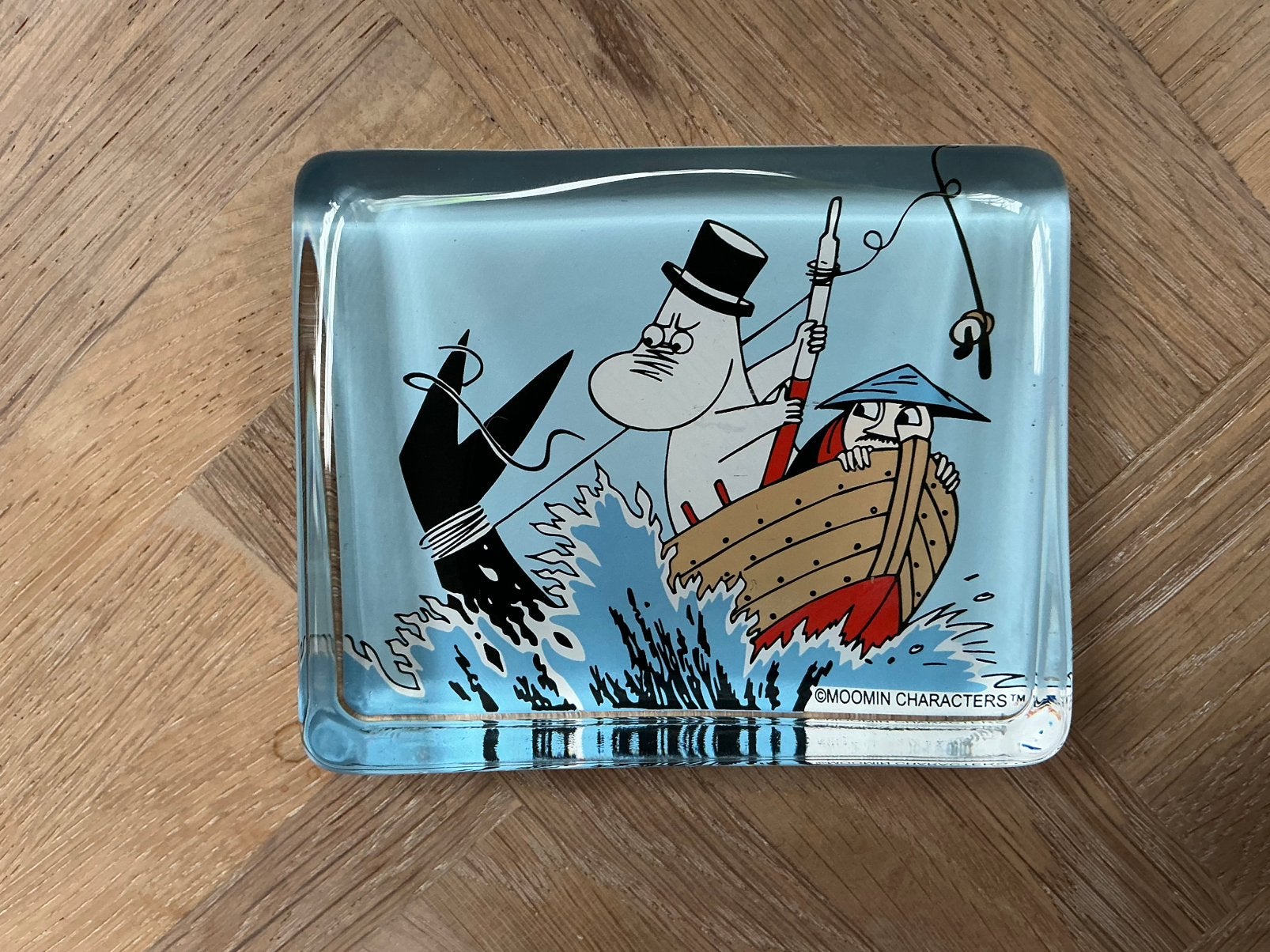 Iittala glascard Papa Moomin at sea (2002-2005), Ophalen of Verzenden