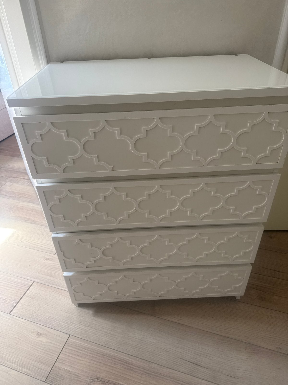 IKEA Malm ladekast met 4 lades, Ophalen, Gebruikt, 100 tot 150 cm, 50 tot 100 cm