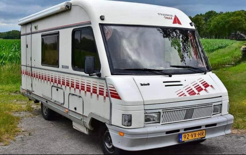Fiat 290 Frankia Camper 1991 – rijklaar, Afzuigkap, Particulier, Half-integraal, Fiat