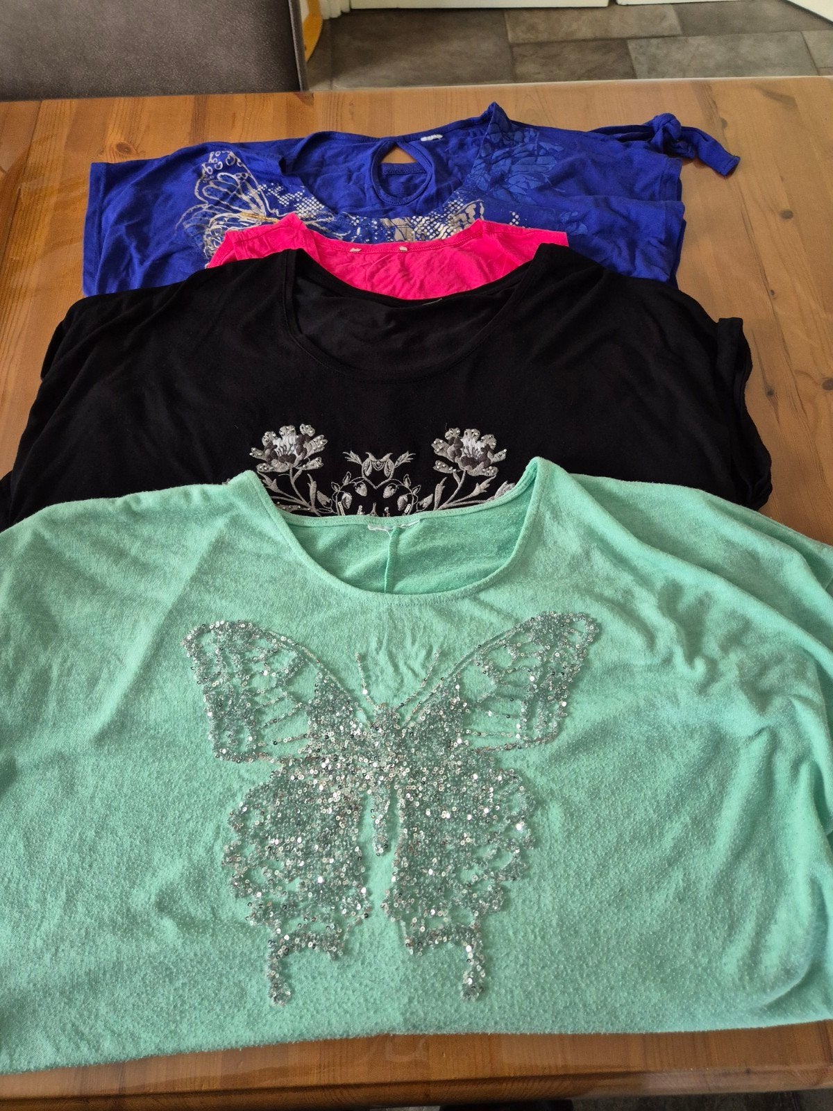 4 x t-shirt maat 48, Ophalen of Verzenden, Zo goed als nieuw, Maat 46/48 (XL) of groter