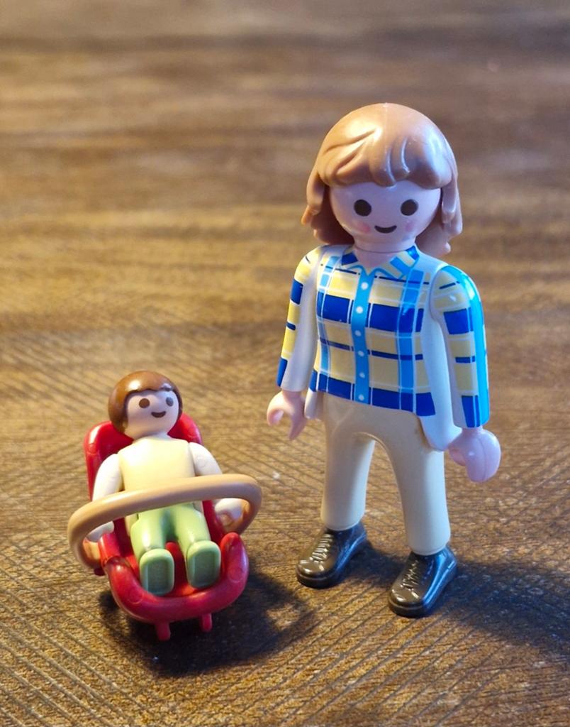 Playmobil moeder met baby 4668, Ophalen of Verzenden, Gebruikt