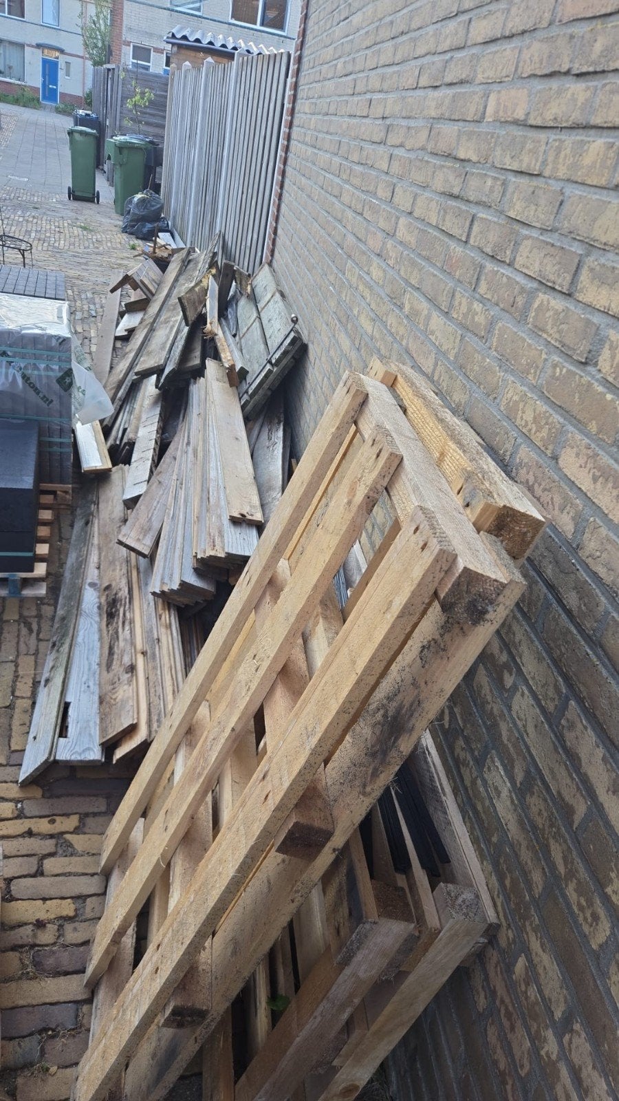 Diverse partij gebruikt hout en pallets, Ophalen, Gebruikt, Balk, Overige houtsoorten