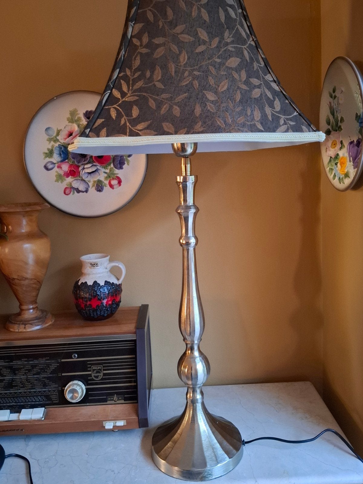 Colmore Tafellamp, Overige merken, Met kap, 63 cm, Metaal