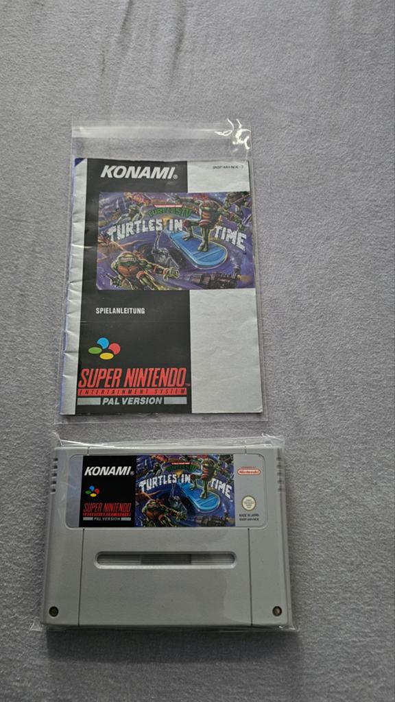 Turtles in Time Super Nintendo SNES PAL - Compleet met boekj, Avontuur en Actie, 2 spelers, Eén computer, Ophalen of Verzenden