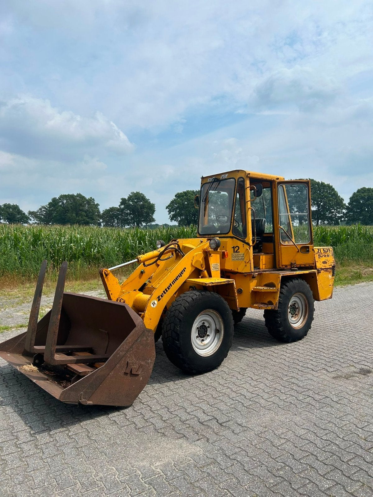 zettelmeyer zl501 b, Ophalen, Wiellader of Shovel