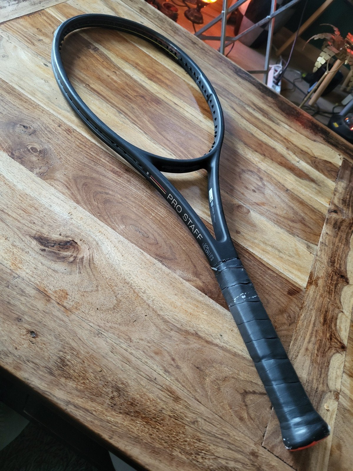 Wilson Pro Staff 97 v13 Tennisracket, Gebruikt, Ophalen of Verzenden, Wilson, Racket