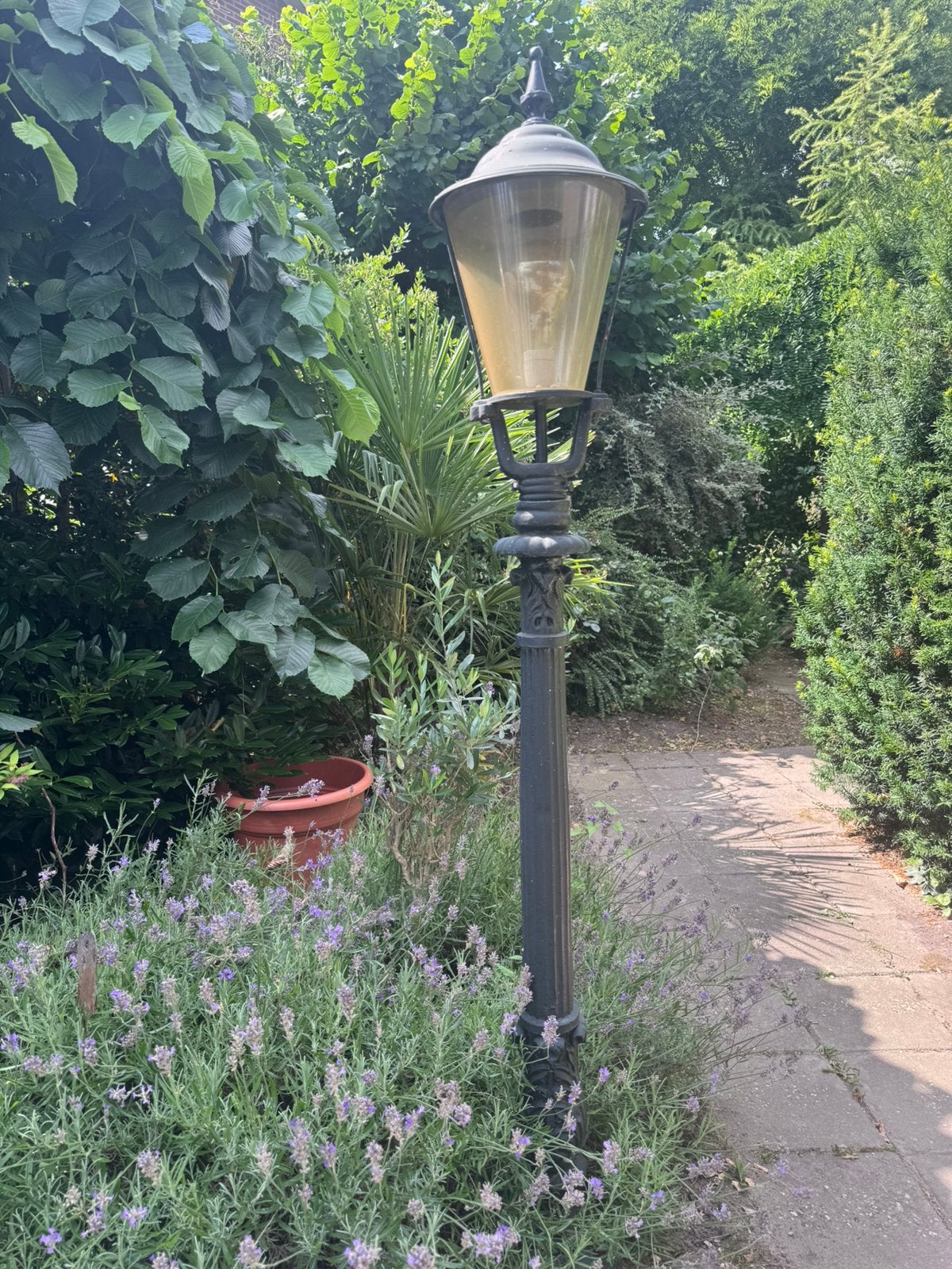 Franse lantaarn, Tuin en Terras, Buitenverlichting, Ophalen, Zonne-energie, Minder dan 50 watt, Staande lamp