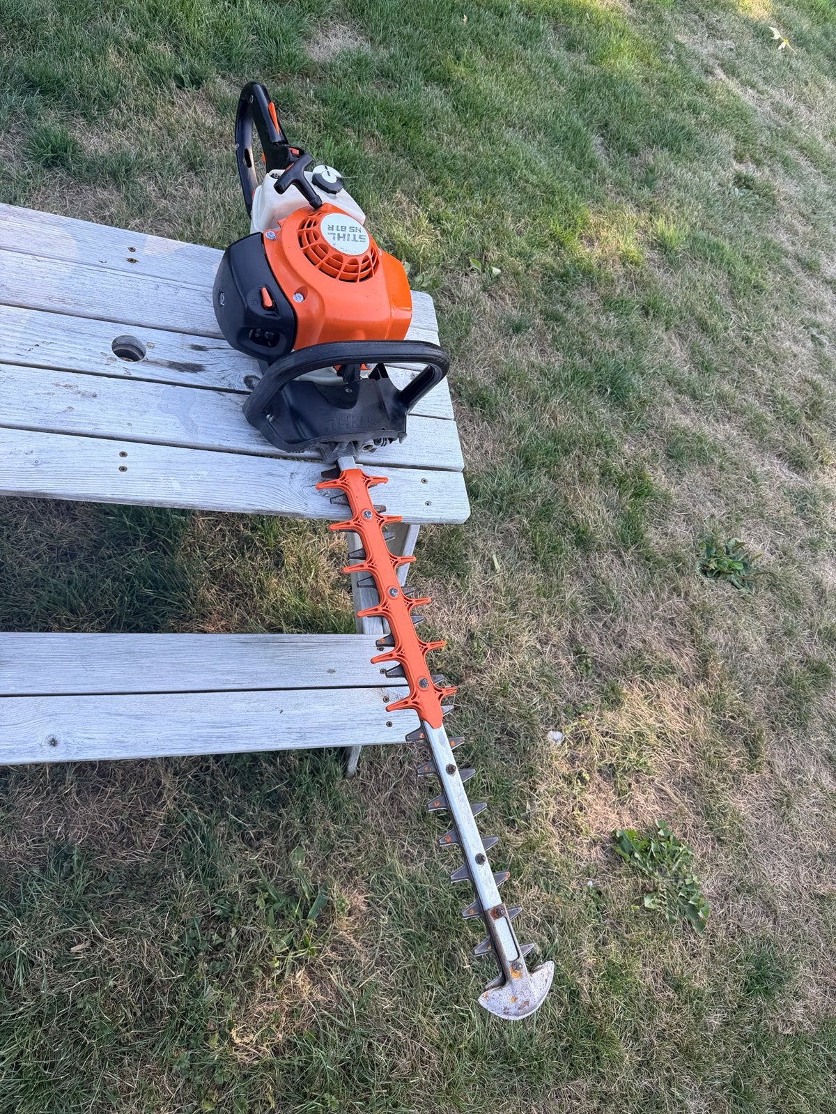 ‼️ stihl hs81 R heggeschaar ‼️, Ophalen, Zo goed als nieuw, Benzine