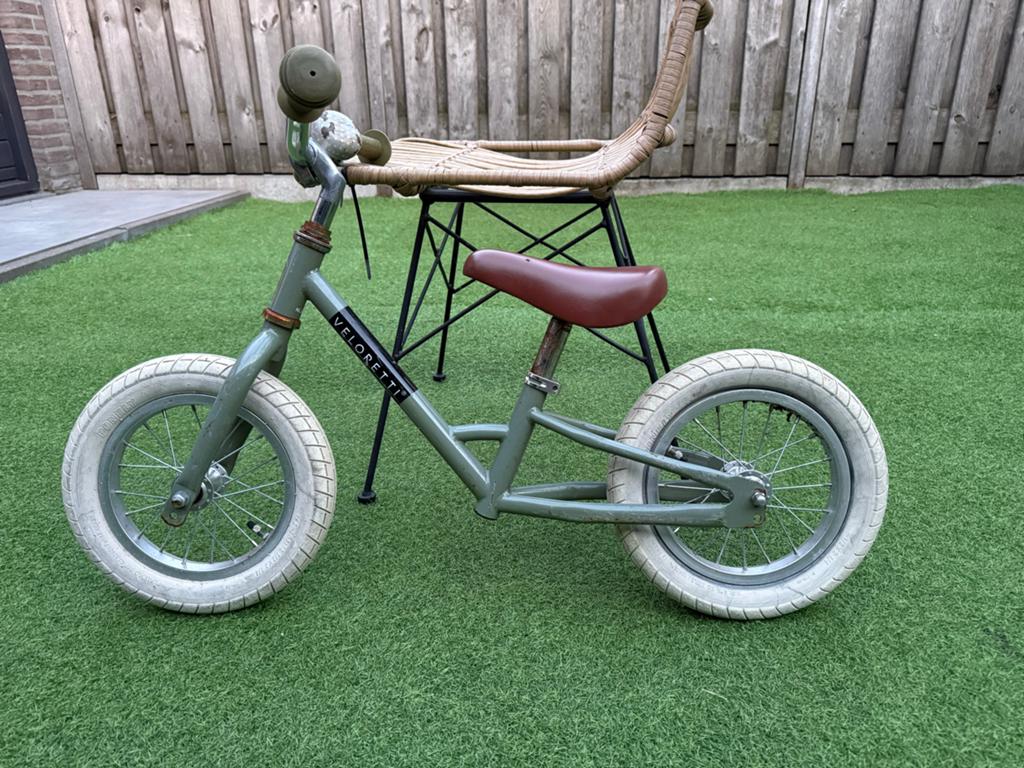 Veloretti Loopfiets - Groen met Witte Banden, Ophalen, Gebruikt, Loopfiets