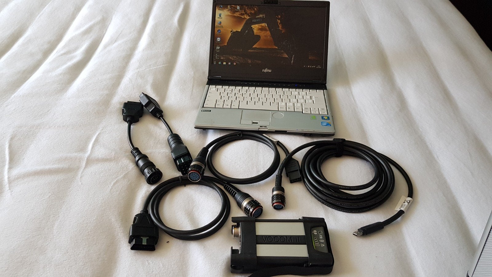 Volvo diagnose laptop voor truck en constructie, Auto diversen, Autogereedschap, Ophalen of Verzenden