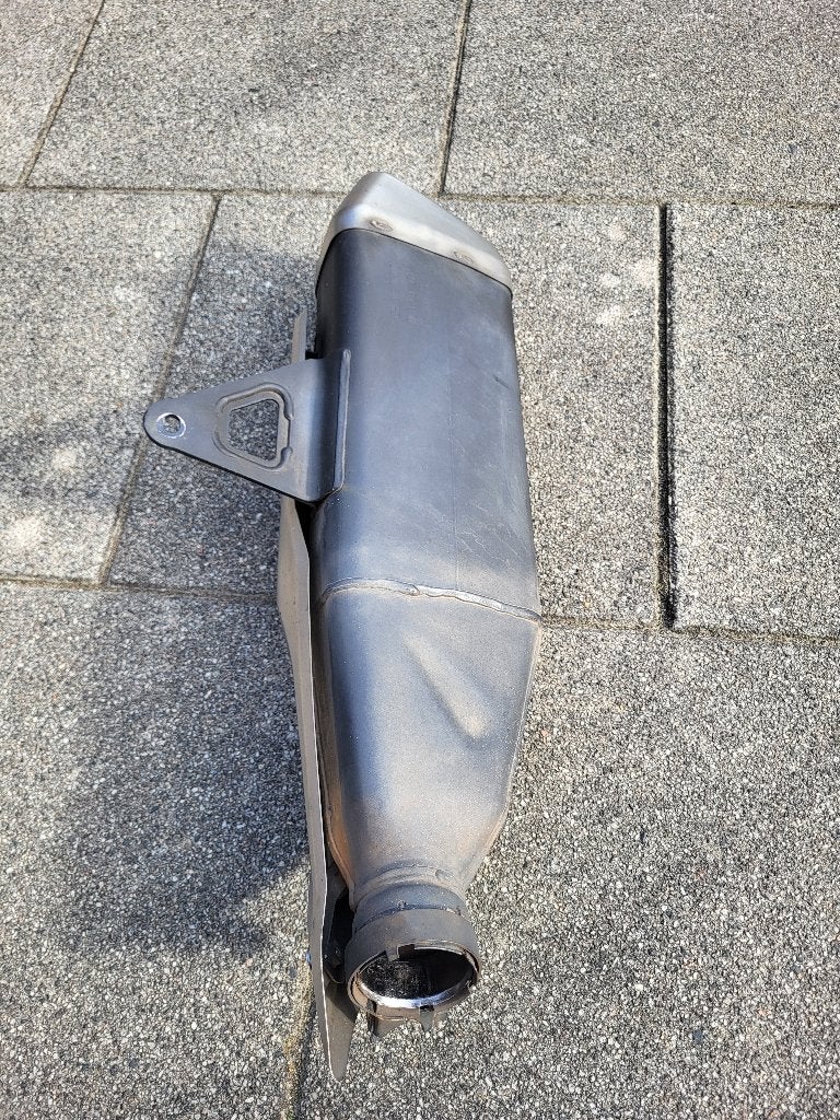 Honda Transalp 750 2025 originele uitlaatdemper, Ophalen of Verzenden, Gebruikt