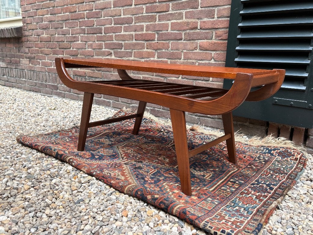 Retro vintage -  Deens design/ salontafel jaren 60s, Minder dan 50 cm, Gebruikt, 50 tot 100 cm, Louis van Teeffelen - webe - Fristho - Pastoe - Scandinavisch