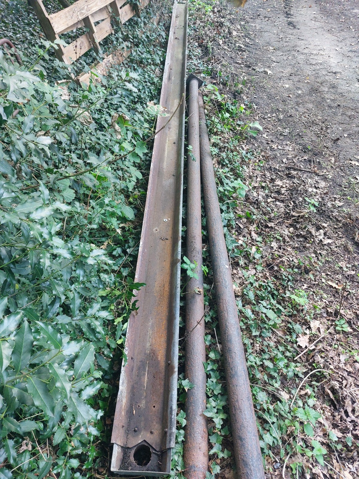 gegalvaniseerde kassengoot, Tuin en Terras, Staal, Gebruikt, Kweekkas, Ophalen of Verzenden